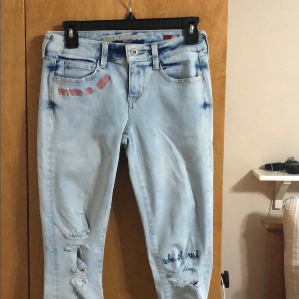 Arizona distressed jeans